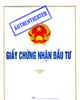 01 - Giấy chứng nhận đầu tư đã chứng thực